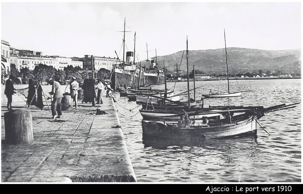 Port d'Ajaccio en 1910
