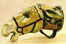 Rhyton à tête de mulet