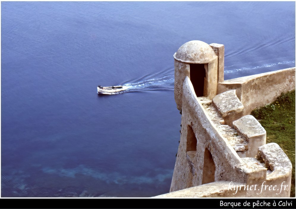 Barque de pêche à Calvi