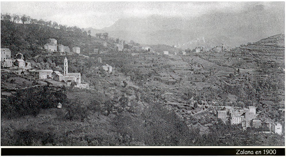 Zalana vers 1900